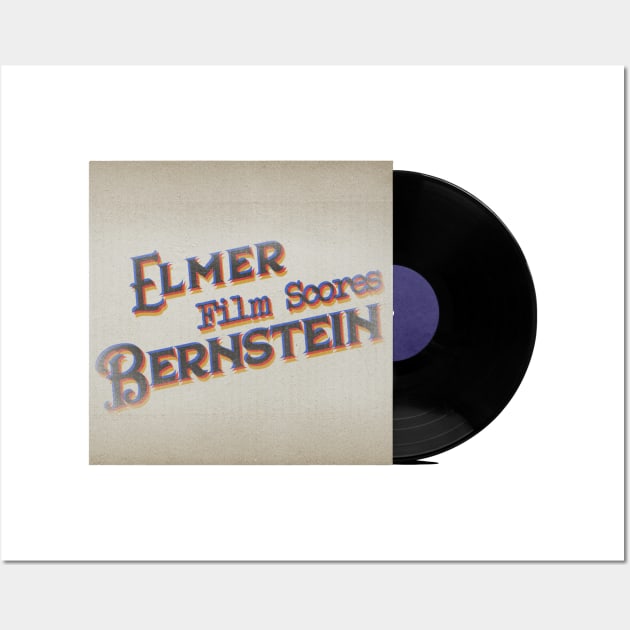 RETRO VINYL ELMER BERNSTEIN Wall Art by elSALMA